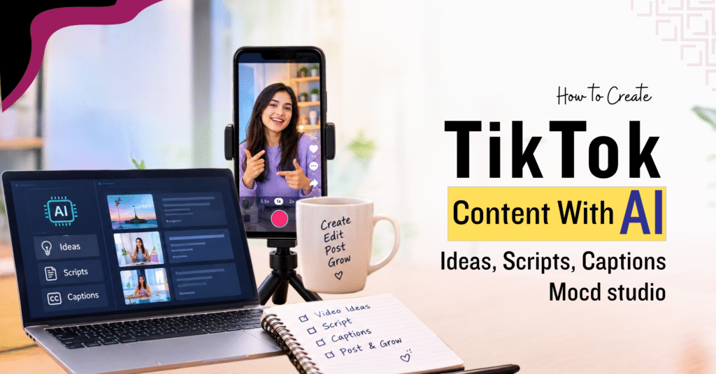 How to Create TikTok Content With AI: Ideas, Scripts, Captions